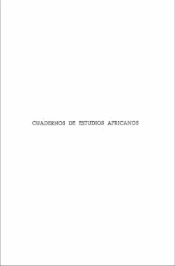 Cuadernos de estudios africanos: número 7