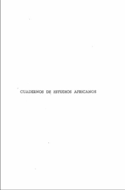 Cuadernos de estudios africanos: número 11