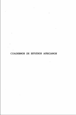 Cuadernos de estudios africanos: número 14